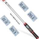 VANPO Digital Torque Wrench 1/2-Inch Drive 12.5-250.8 ft-lbs./17-340Nm, Electronic Torque Wrench with Buzzer & LED Indicator, Accurate to 2%,Torque Wrench Set for Bike Moto Car