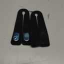 Car Seat Headrest Hooks - 2 Pack Universal Car Purse Hook, Leather Car Bag Purse Holder with Double Metal Hooks for Handbags, Grocery Bags, Bottles, Phones (Black)