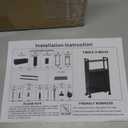 3 Drawer Small Narrow Side End Table for Small Spaces, Slim Nightstand Bedside Sofa Table with Wheels, Space Saving Skinny Thin Couch Desk with Storage Bag for Bedroom Living Room Bathroom,White