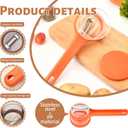 Peeler with Container - New with Box Storage Kitchen Special FruitpeelerVegetable Peeler with Storage Box, Double-Sided Stainless Steel Multi-function Peeler for Home Kitchen (Green)