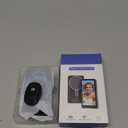 Vlog Selfie Monitor Screen iPhone, 4K 60fps Recording, Wireless Screen Mirroring with Remote Control, Magnetic Fixation, 180 Rotation, 3 Levels of Brightness, Compatible with iPhone & Android (Black)