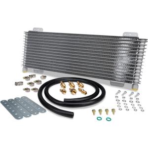 40k Transmission Oil Cooler lpd47391 Compatible with tru Cool Heavy Duty 40,000 GVW Max - Low Pressure Drop Trans Cooler (Silver)