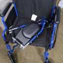 Drive Medical Blue Streak Wheelchair with Flip Back Desk Arms, Elevating Leg Rests Folding Outdoor Desk Length Arms,Alloy Steel 20 Inch Seat