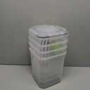 4 Pcs Airtight Plastic Food Storage Container.