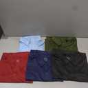 OYGSieg 5 Pack Mens Polo Shirts Golf Shirts for Men, XL