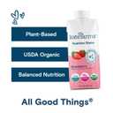 Kate Farms Organic Nutrition Shake, Strawberry, 16g Protein, 27 Vitamins and Minerals, Meal Replacement, 11 oz, 12 Pack