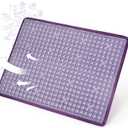 Car Seat Cushion,3D Air Mesh Breathable Comfort Seat Cushion for Driving,Ventilated Seat Pad for Office Chair,Wheelchair,Car,Home-Purple 4 PCS