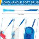 TAGVO Hydration Bladder Cleaning Kit, 6 in 1 Water Bladder Cleaner Set - 3 Brushes, Collapsible Hanger, 12 Cleaning Tablets & Carry Pouch, Water Reservoir Backpack Cleaning Tools
