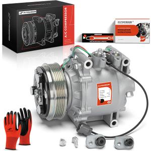 A-Premium Air Conditioner AC Compressor with Clutch Compatible with Honda Fit 2007 2008