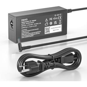 45W 65W Laptop Charger SK90A195231 for HP Pavilion 15-F:15-f111dx 15-f272wm 15-f211wm 15-f271wm 15-f233wm 15-f387wm 15-f211nr 15-f337wm 15-f224wm and More hp Laptop Power Supply Cargador Ac Adapter