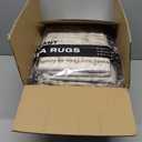 6x9 Area Rug Living Room Rugs - Washable Neutral Modern Abstract Soft Thin Large Rug Indoor Floor No Slip Rug Carpet for Bedroom Under Dining Table Home Office Decor - Dark Brown