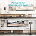 26.9"-42.6" Speaker Stands Compatible with Sonos Era 300 and 100, 1 Pack
Height Adjustable from 26.9" to 42.6", Floor Stands with Cable Management, Speaker Mount, Black, 1 Pack
