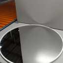 Round White Mirror, 24 Inch Circle White Mirror, Metal Frame Round Wall Mounted Mirrors for Bathroom, Living Room, Bedroom, Entryway, Vanity