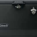 Coleman Reunion Premium Insulated Portable Cooler, Leak-Resistant 54qt Steel Belted Cooler with Heavy-Duty Latch, Handles, Drain & Bottle Opener, Great for Camping, Tailgating, Beach, Picnic, & More