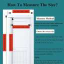 18 Magnets Magnetic Door Screen Mesh with Insect and Mosquito Net Protection for Doors, Size 39.37''x82.68'' (100x210cm)