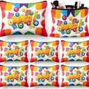 Hsei 8 Pcs Bingo Bags Game Lover Gifts for Women Lucky Makeup Bags Travel Zipper Pouch Bingo Accessories Cosmetic Bag for Lovers Friend Mom Grandma Players Lucky Birthday Casino Retirement Gift