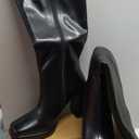 mikarka Knee High Boots for Women: Block High Heel Tall Boots - Side Zip Square Toe Vegan Leather Heeled Platform Long Fall Boots, Size 7.5