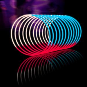 Glow Fever Glow Sticks Bulk 4th of July 100ct Red White Blue 22'' Glow Necklaces with Connectors, for Patriotic National Memorial Day Party Festivals Raves