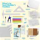 Dan&Darci Architecture Kit for Kids - 8 9 10 11 12 Year Old Girl Gifts - Boys Toys Age 8-10 - STEM Toys for Ages 8-13 - 12 Year Old Boy Birthday Gift for Girls - Architect Home Model Kit