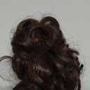 Curly Wavy Messy Bun Hair piece Easy Updo Extensions Claw Clips for Women Girls Dark Brown, Natural Fake Wig Tie Headpiece Chestnut Chocolate