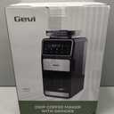 Gevi 10 Cup Drip Coffee Maker with Built-in Grinder, Grind Brew Burr Combo Coffee Machine with Touch Screen, Programmable, 4-Hour Warm Plate, Permanent Filter, Coffee Carafe