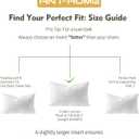 14"x24" Pillow Inserts Soft Feather Pillow Set of 1 Indoor Decorative Sofa Down Pillows Bed Pillows Couch Pillow