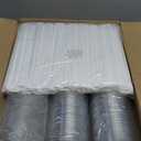 100 Pack - 16 oz Clear Plastic Cups with Lids and Straws, Sturdy & Food Safe Iced Coffee Cups with lids, Disposable Plastic Smoothie Cups for Cold Drinks