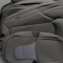 Coverado Car Seat Covers Full Set, Seat Covers for Cars, Gray Car Seat Protector Waterproof, Nappa Leather Car Seat Cushion, Car Seat Covers Front Seats and Back Fit for Most Cars