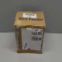 Plastic Hummingbird Feeders for Outdoors Hanging Ant and Bee Proof, 2 Pack 15 Ounces Red Hummingbird Feeder with 5 Feeding Ports and Perches, Built-in Ant Moat, Outside Garden Décor (Plastic, 2)