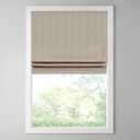 Madison Park Galen Cordless Roman Shade, 29"W x 64"H, Sheen Taupe Room Darkening, Thermal Insulated, Energy Efficient Window Blind with Subtle Sheen Basketweave Fabric for Privacy