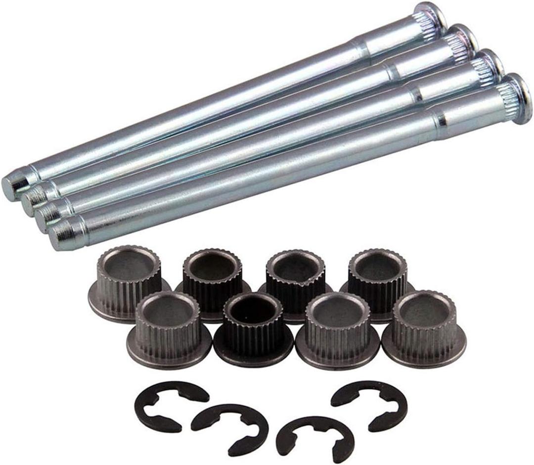 LEDAUT Compatible with Door Hinge Pin and Bushing Repair Kits (4 pins 2 Door) LEDAUT Replacement for Chevy GMC Fullsize Truck SUV 1988-2002