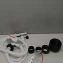 3.2GPM Fuel Transfer Pump, High Speed Powered Portable Automatic Stop Liquid Fuel Transfer Pump with 51in Discharge Hose & 4 Adapters for Oil Gasoline Battery & USB Type C