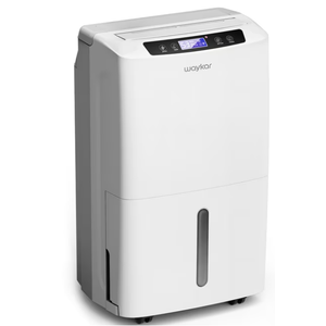Waykar 34 Pints Dehumidifier for Basement and Home with Drain Hose, Spaces up to 2000 Sq Ft, with Auto or Manual Drainage, 0.66 Gallon Water Tank Capacity