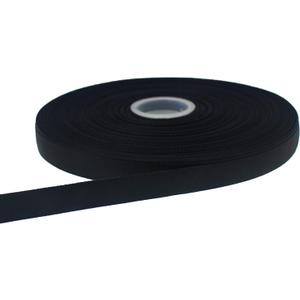 Jesep One Roll 100 Yards 5/8" Soild Grosgrain Ribbon Boutique Gift Wrapping Package Ribbon, DIY Crafts Bow Hair Headband Accessories Assorted Ribbon#30(5/8" 15mm, Black)