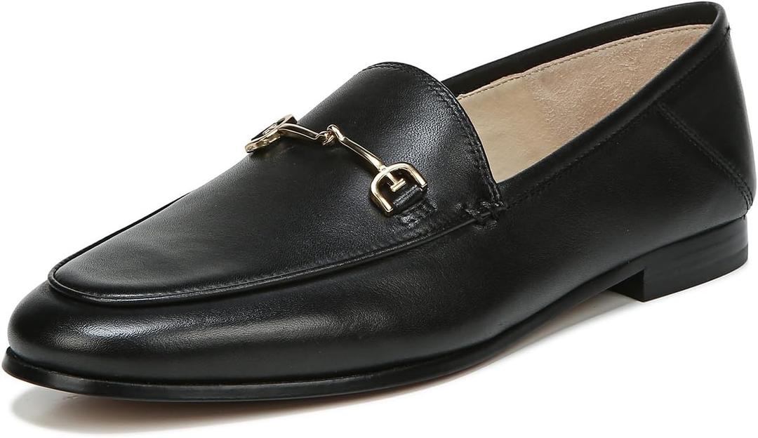 Sam Edelman Women's Loraine Bit Loafer (7.5, Black Leather)