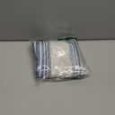 DriftAway Chris Linen Lined Valance Double Layer Thermal Insulated Room Darkening Blackout Window Valances 3 Inch Rod Pocket Vertical Striped Kitchen Valance for Bathroom 52 Inch by 14 Inch Jean Navy