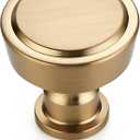 Ravinte 30 Pack Champagne Bronze Kitchen Cabinet Knobs Single Hole Round Dresser Knobs Cabinet Hardware for Kitchen Dresser Drawers