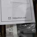 PATISOL 10'x8' Patio Awning Retractable Fully Assembled Manual Sunshade Shelter Aluminum Frame, 100% 280G Polyester Water-resistant Outdoor Window Door Awning Deck Canopy Balcony Yard Business (Green)