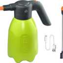 ES2-PRO Electric Spray Bottle 2L/0.5Gallon, Rechargeable Battery Powered Sprayer Spray 60 Bottles On a Single Charge, Automatic Plant Mister Pump Sprayer, Indoor Watering Can for Plants (Green)