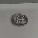 Western Cowboy/Cowgirl Initial Belt Buckle - Large, Letter Buckles For Men And Women (Silver)