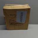 Waffle Maker, 1200W Belgian Waffle Maker, Dual Rectangular Thick Waffle Iron, 7-Level Browning LED Panel, Nonstick Plates, Anti-spill Design, Audible Ready Beep, Easy Cleanup, Stainless Steel (Black)