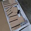 Sauder Palladia Office Desk with Drawers, Executive Desk with File Cabinet Storage, Cable Management, Keyboard Tray, in Select Cherry Finish