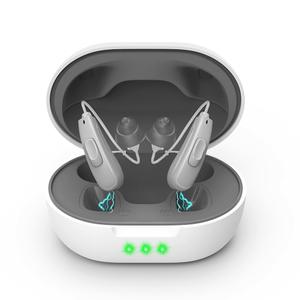 Not Amplifiers True Professional Hearing Aids for Seniors with Hearing Loss - 16-Channel DSP Noise Cancellation, OTC Rechargeable BTE Hearing Aids with Charging Case
