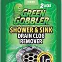 Green Gobbler Ultra Concentrated Drain Clog Remover & Cleaner | Powerful Hair, Grease & Soap Dissolver for Bathroom, Kitchen, Shower, Sink & Toilet | Safe for Pipes & Septic Systems