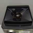 Programmable Drip Coffee Maker with Burr Grinder,12 Cups,Black/Stainless Steel with Water Filter