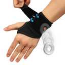 FITTOO Wrist Brace for TFCC Tears, Real Copper Infused TFCC Wrist Brace with Ring Pad for TFCC Tears, Ulnar Sided Wrist Pain, DRUJ Instability, Universal Size for Men & Women Left-M