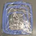 Nurge Square Embroidery Hoop - Plastic Cross Stitch Frame for Needlepoint & Embroidery - Adjustable Craft Hoop - Blue - Set of 4