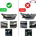 Headlight W/Halogen Turn Signal Light Fit For 2022-25 Toyota RAV4 Adventure/Trail/TRD Off-Road/XLE/XLE Premium 2023-2024 RAV4 LE USA Built HeadLamp (Right) RH 81110-0R350 RV22A01-1R LOW