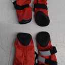 Dog Shoes for Hot Pavement Anti-Slip Dog Boots Waterproof Dog Shoes for Small to Large Dogs with Reflective Straps Pet Dog Boots for Hiking.4Pcs Soft Breathable Paw Protectors for Dogs