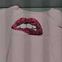 Women's Off Shoulder Tops Sequin Y2k Tops 2026 Spring Tshirts Skeleton Graphic Tees 80s 90s Outfits Going Out Clothes, Pink Small